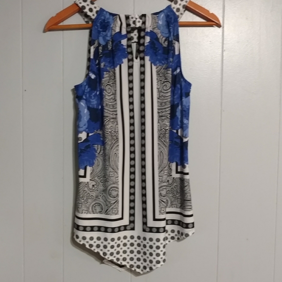 INC International Concepts Scoop Neck Sleeveless Blouse - Picture 2 of 6